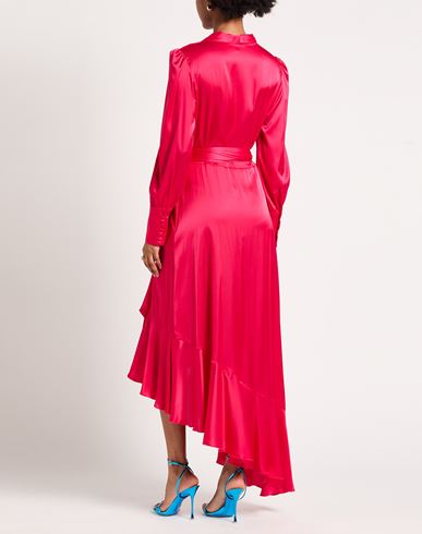 Woman Maxi dress Fuchsia Size 12 Viscose