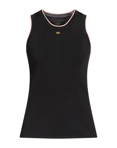 Woman Tank top Black Size S Viscose, Polyester
