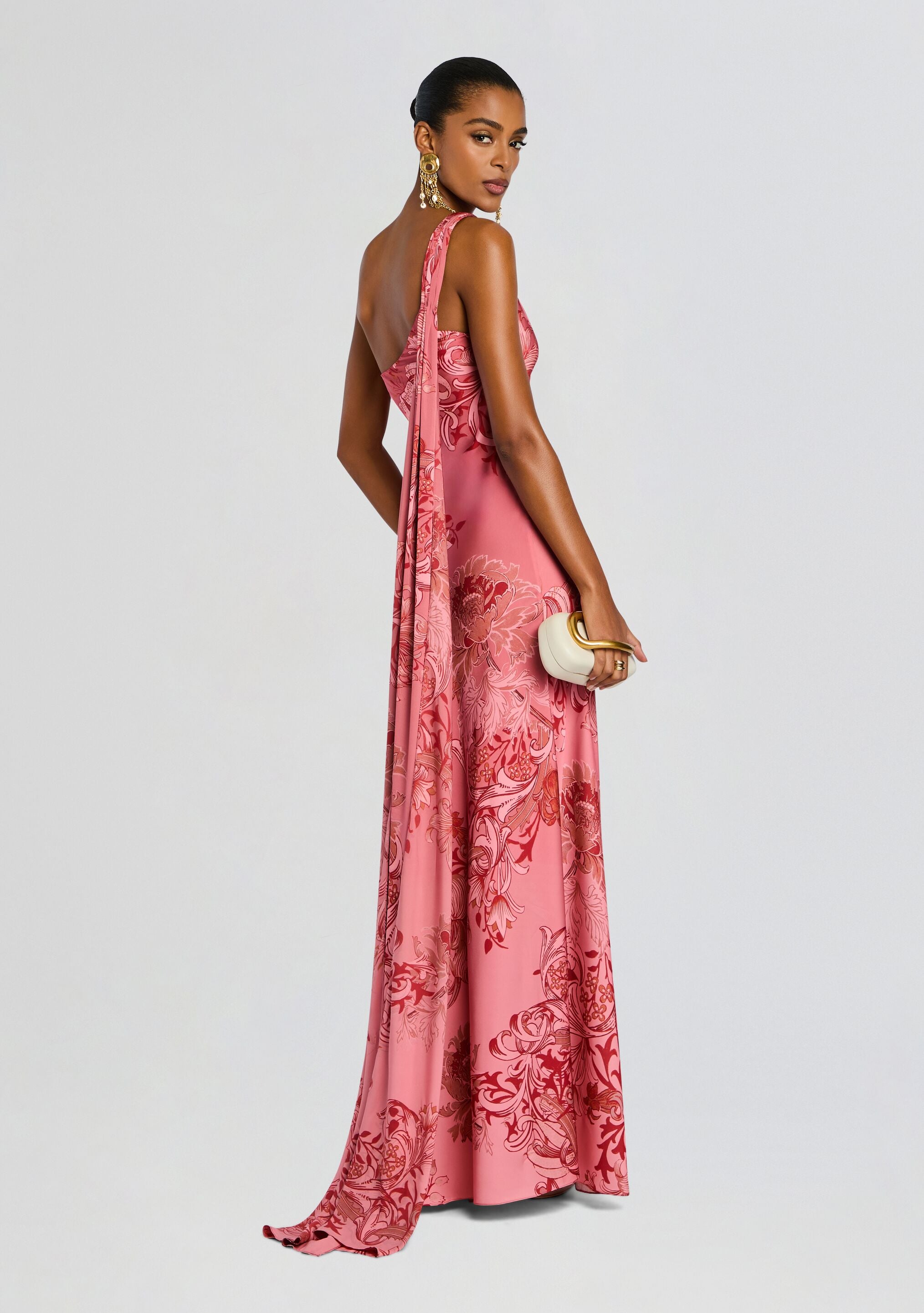 One Shoulder Sash Dress