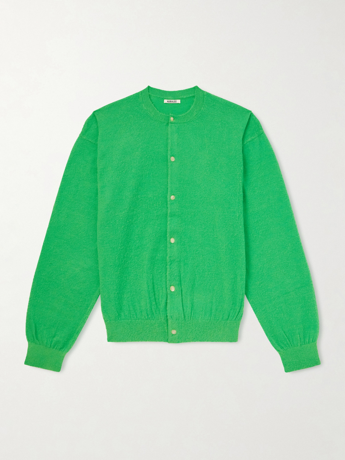 Brushed Cashmere and Cotton-Blend Cardigan