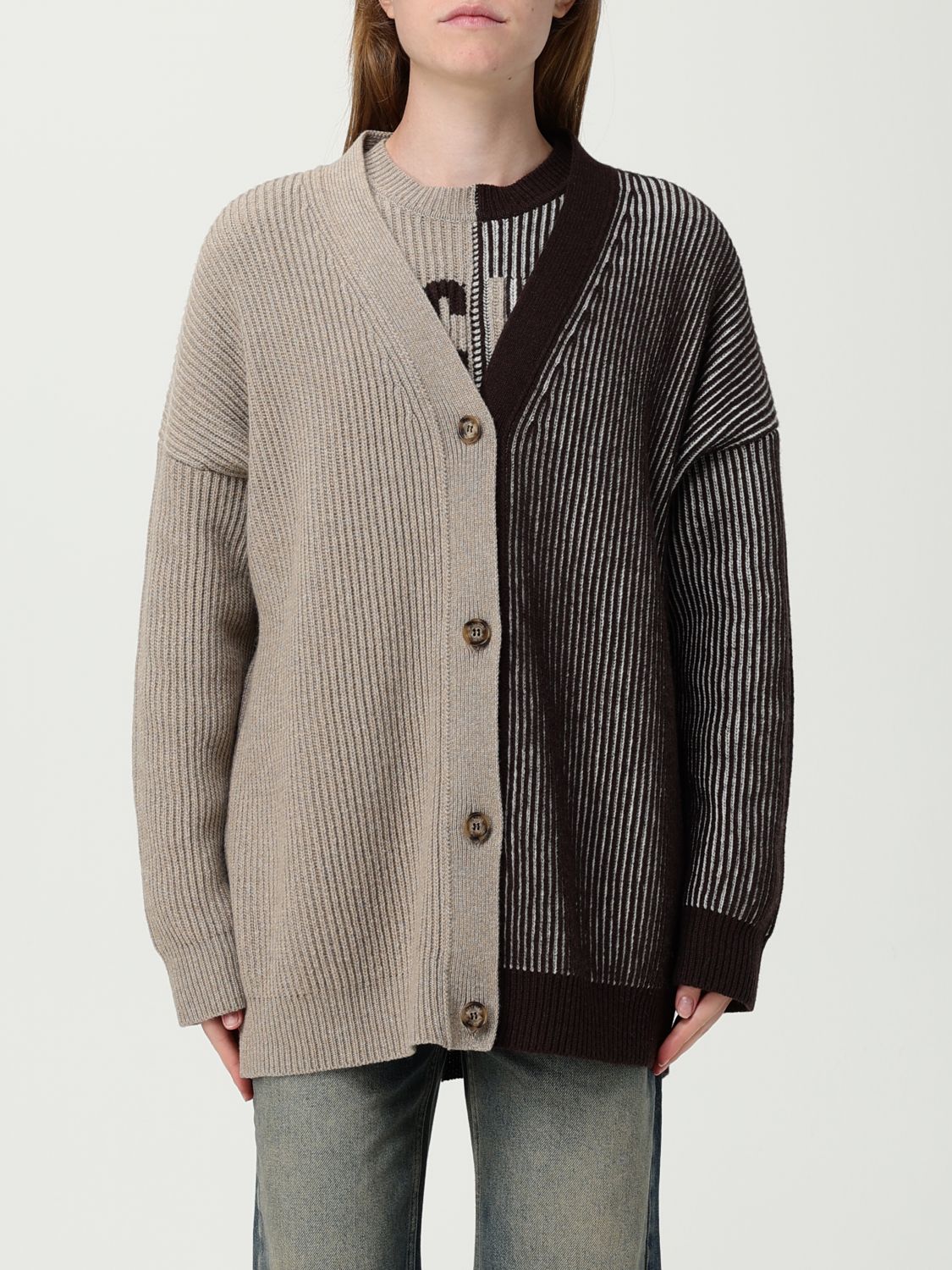Cardigan Woman color Brown