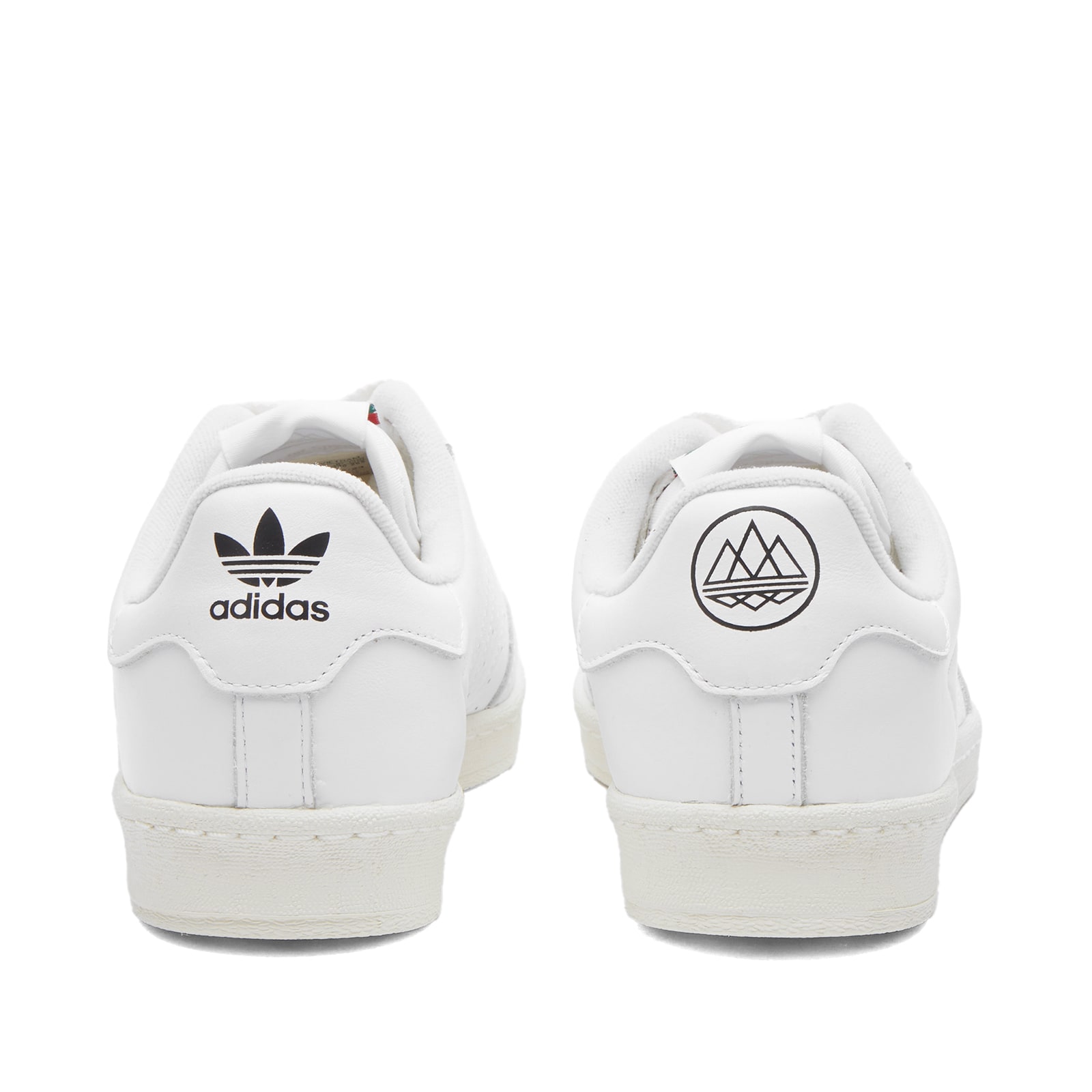 Adidas SPZL Englewood Sneakers in White/Dark Green