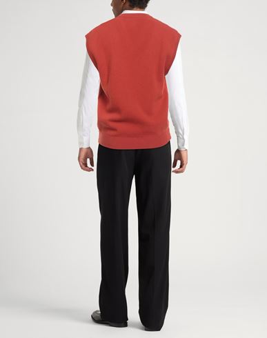 Man Sweater Brick Size L Cotton, Merino Wool, Cashmere