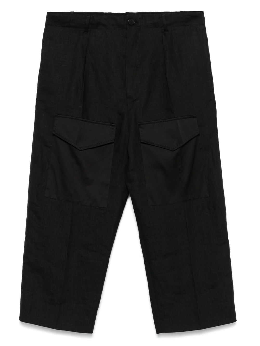 Setchu cropped trousers - Black