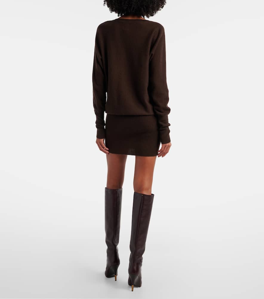 Wool and cashmere sweater dress