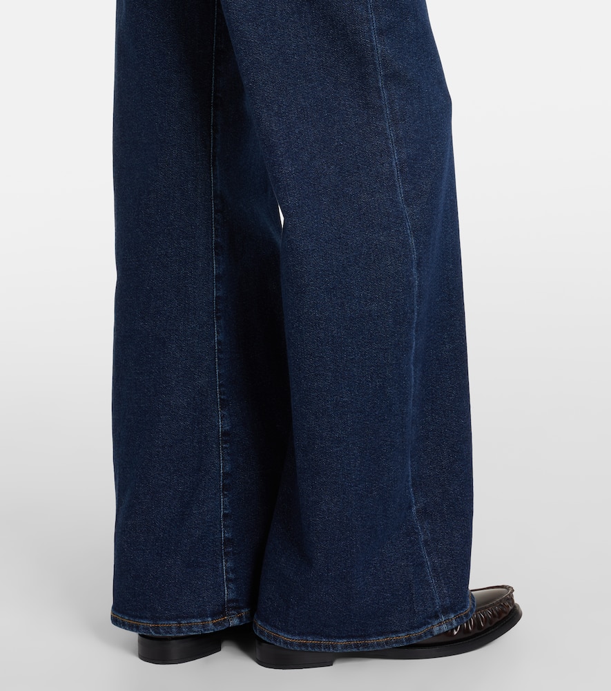 Lotta high-rise wide-leg jeans
