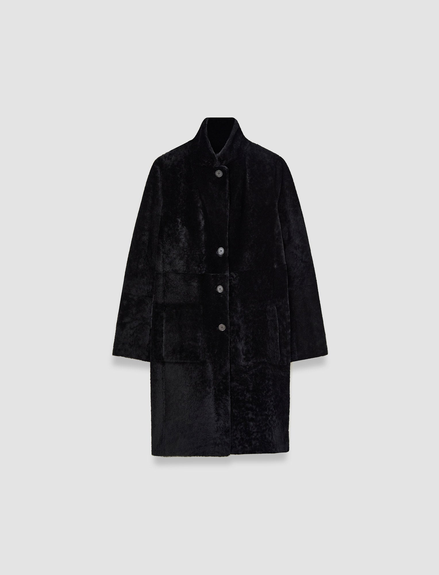 Britanny Reversible Soft Shearling Coat - 40