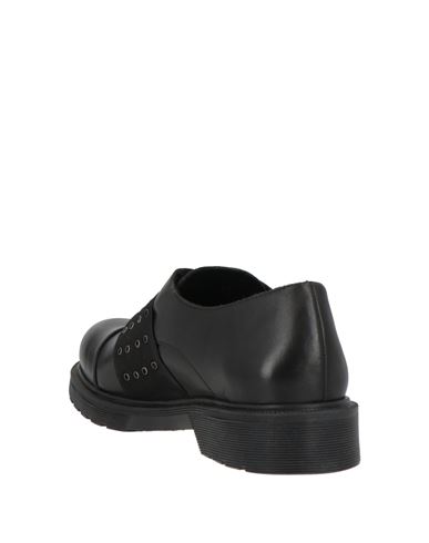 Woman Loafers Black Size 6 Leather, Elastic fibres