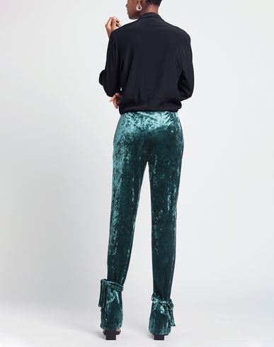 Woman Pants Deep teal Size 10 Polyester, Elastane