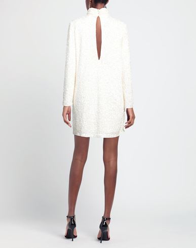 Woman Mini dress White Size 6 Polyester