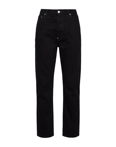 Man Jeans Black Size 30 Cotton, Elastane