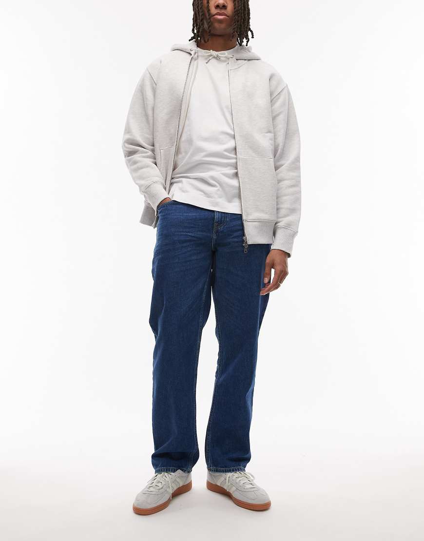Tommy Hilfiger River straight leg jeans in mid wash-Blue