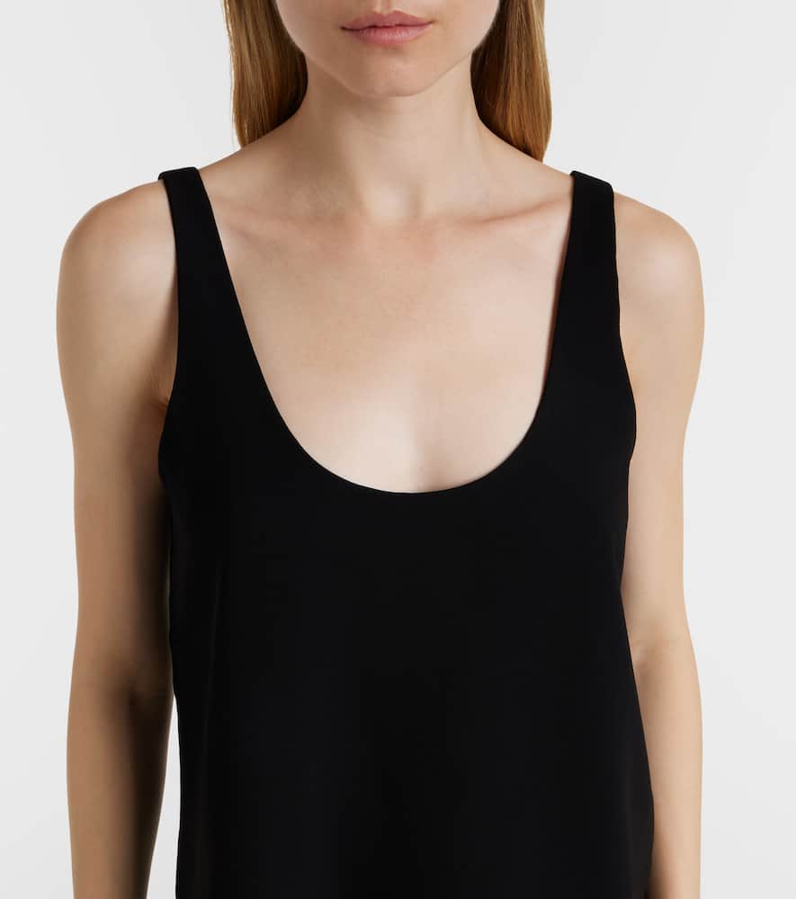 Ari cropped crêpe tank top