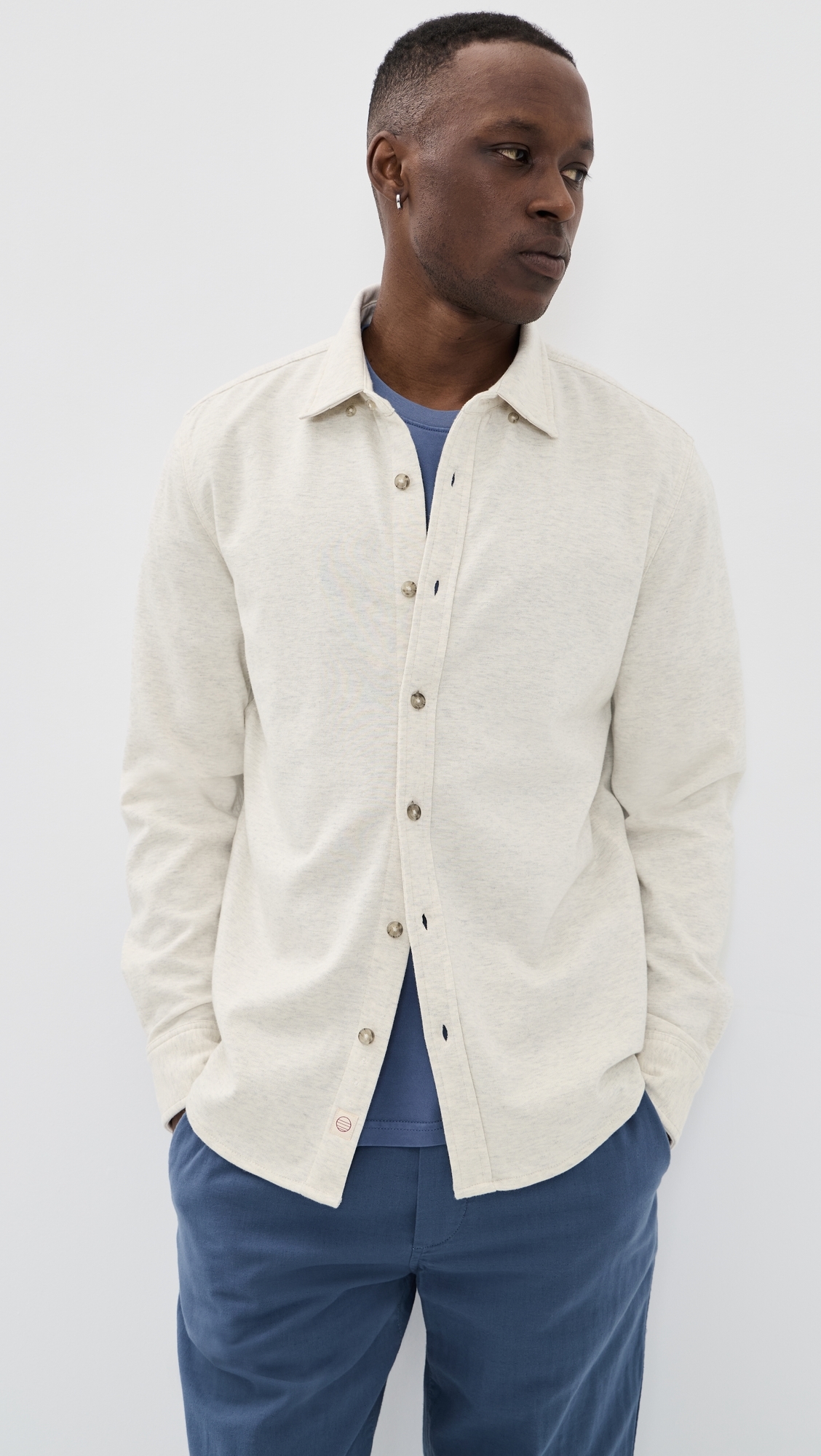Pacifica Stretch Shirt Oatmeal Heather