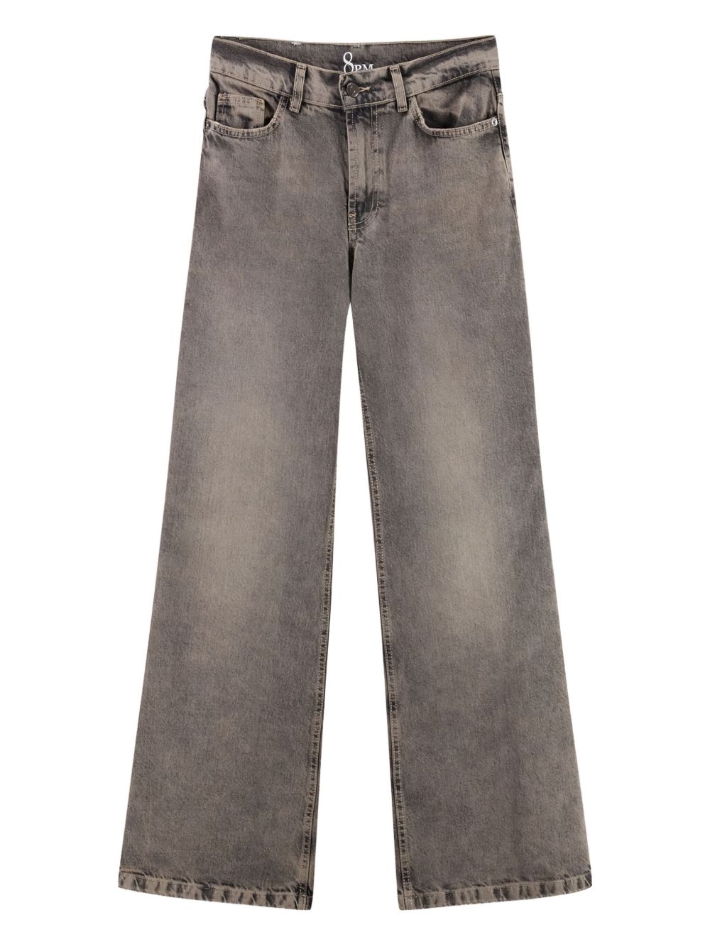 8pm wide-leg jeans - Grey