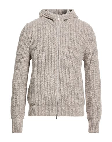 Man Cardigan Grey Size 38 Cashmere, Virgin Wool