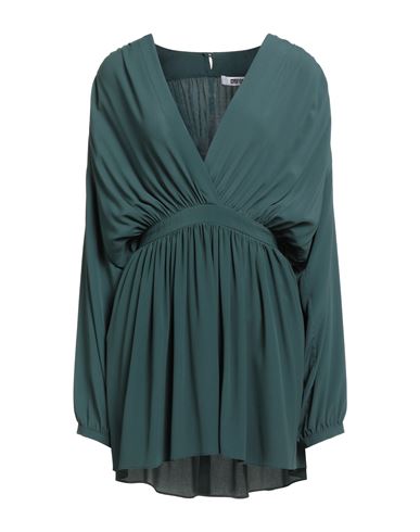 Woman Mini dress Green Size 6 Acetate, Silk
