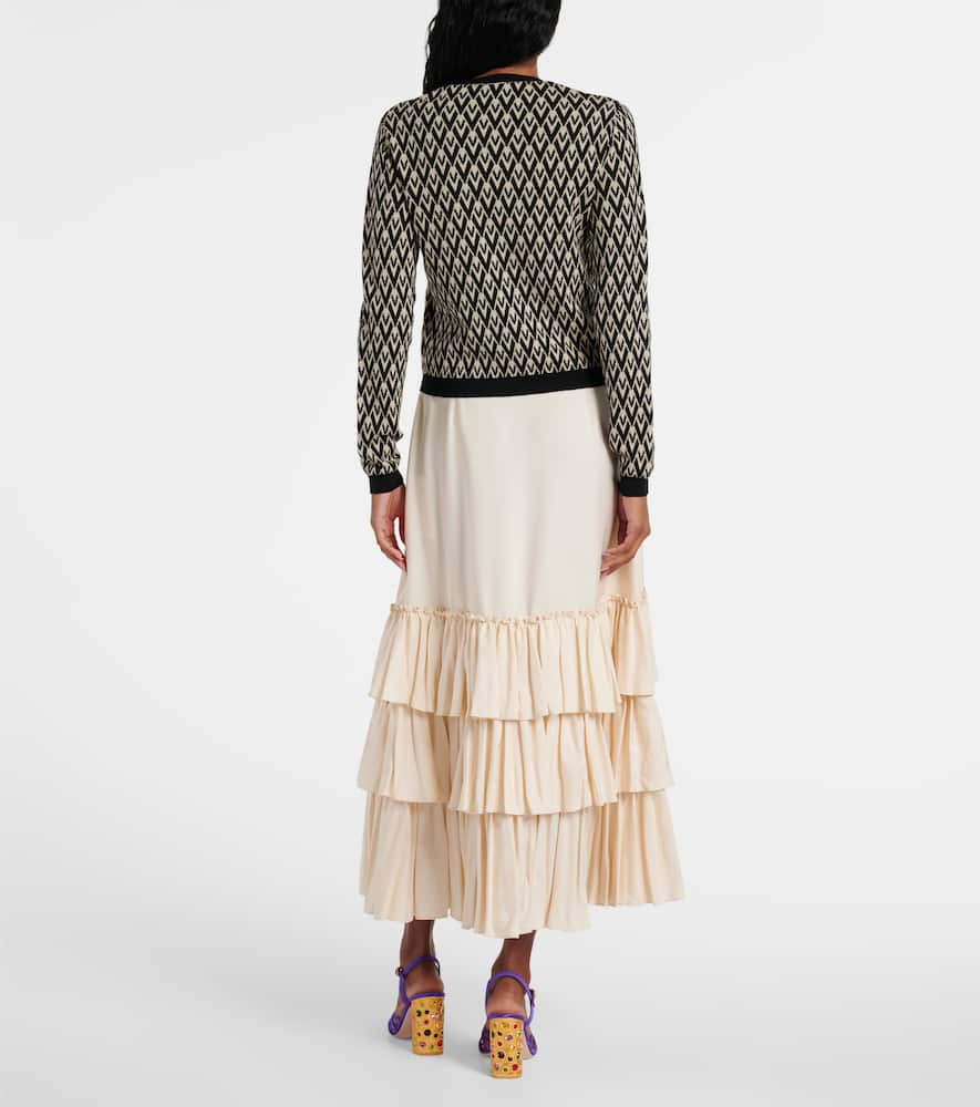 Toute La V virgin wool cardigan