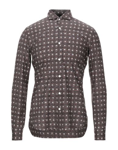 Man Shirt Dark brown Size 15 ¾ Cotton