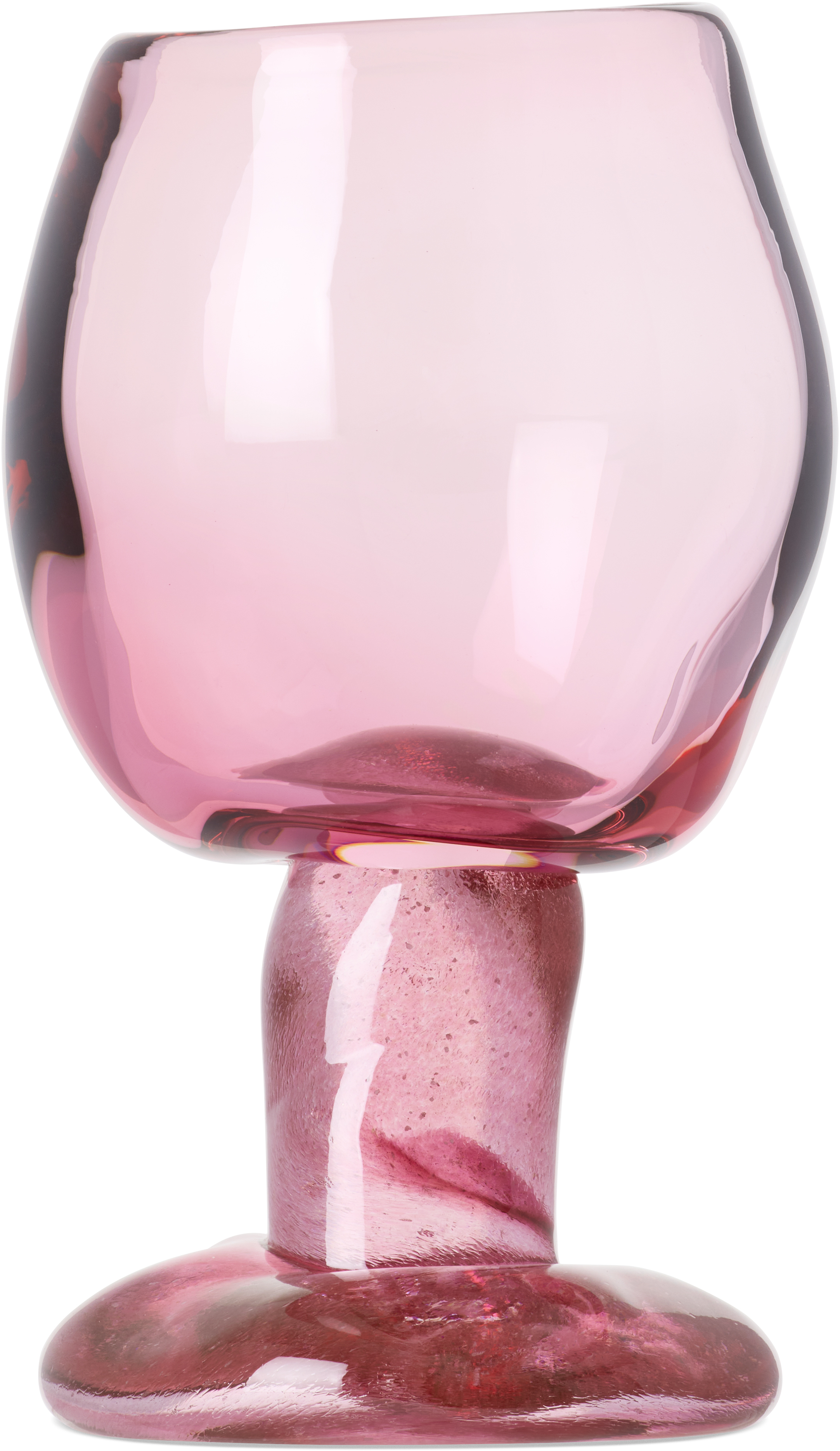 Pink Addled Tall Glass