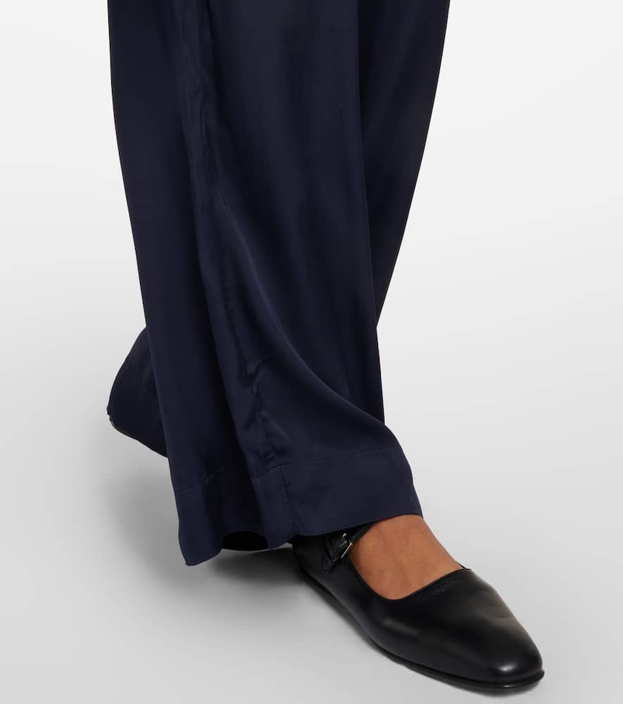 Livi satin wide-leg pants