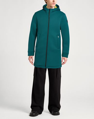 Man Jacket Deep teal Size 40 Nylon, Acrylic, Virgin Wool, Polyester, Elastane