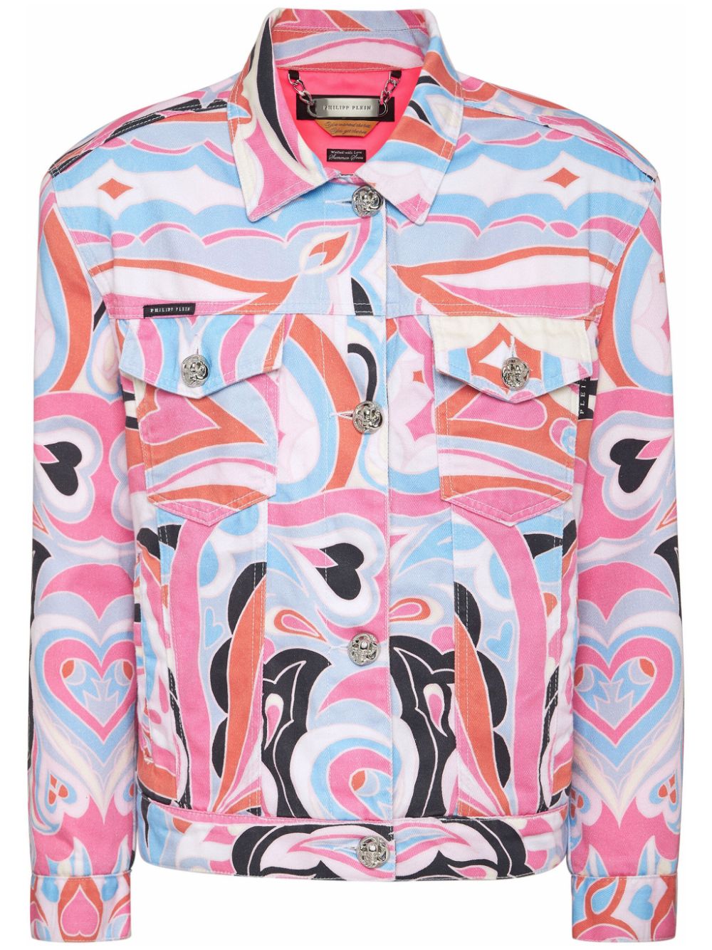 Circus cotton denim jacket - White