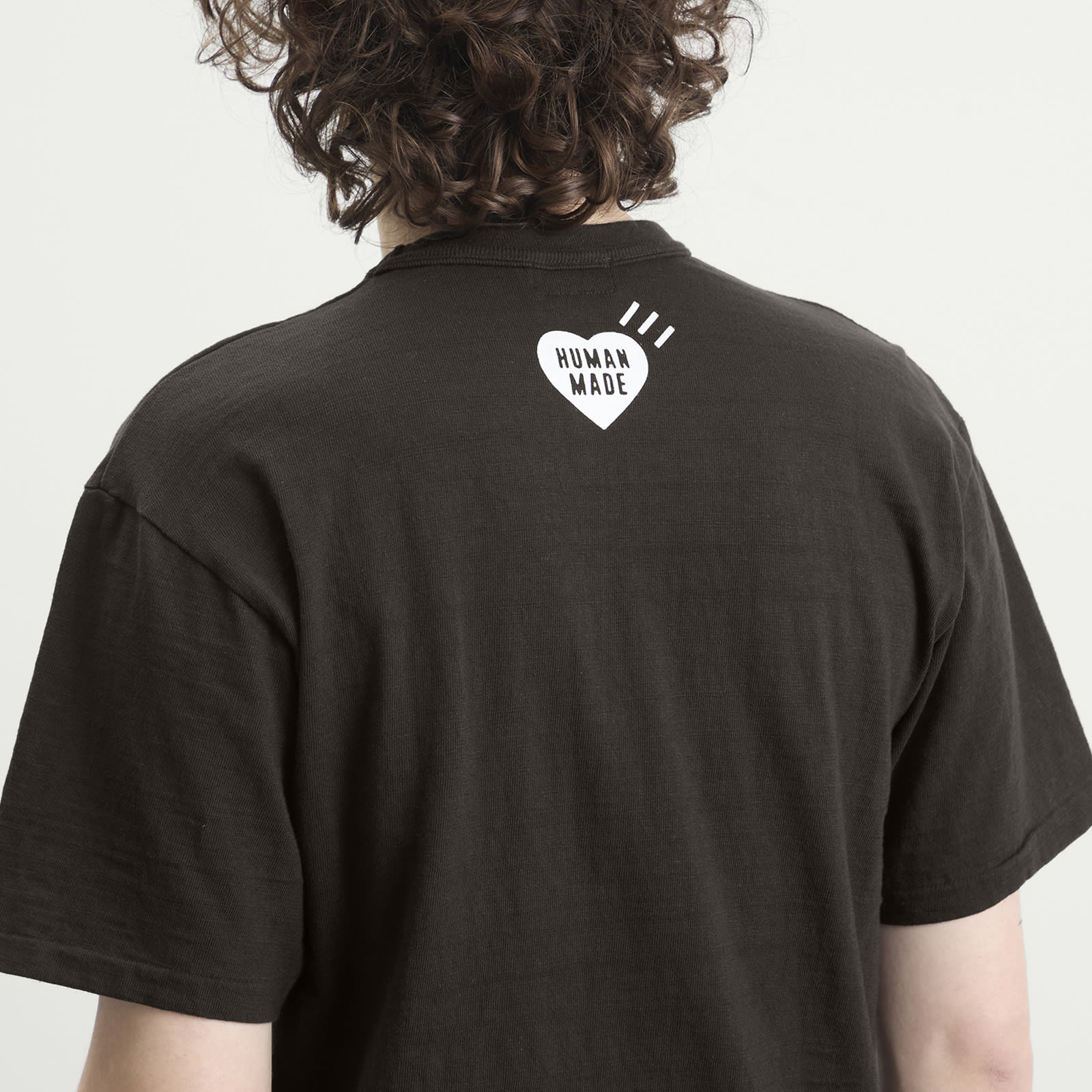 Men's Red Heart T-Shirt Black