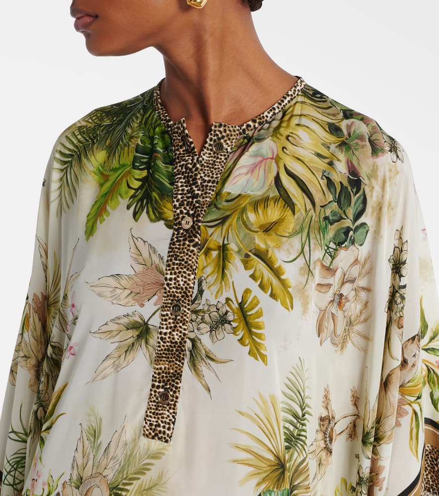 Savannah printed chiffon kaftan