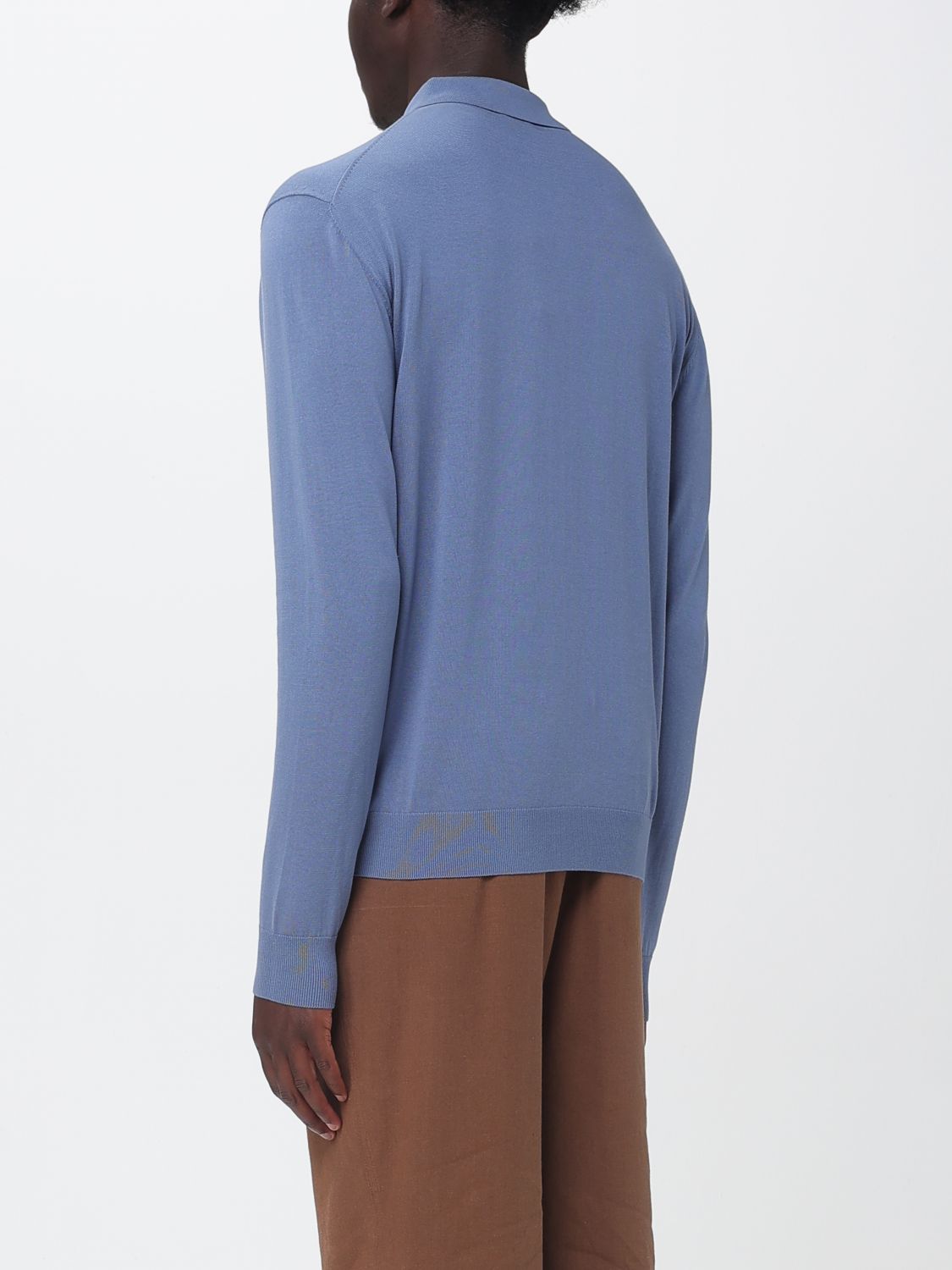 Polo Shirt Men color Blue