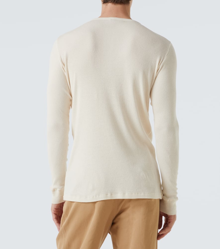 Cotton Henley shirt
