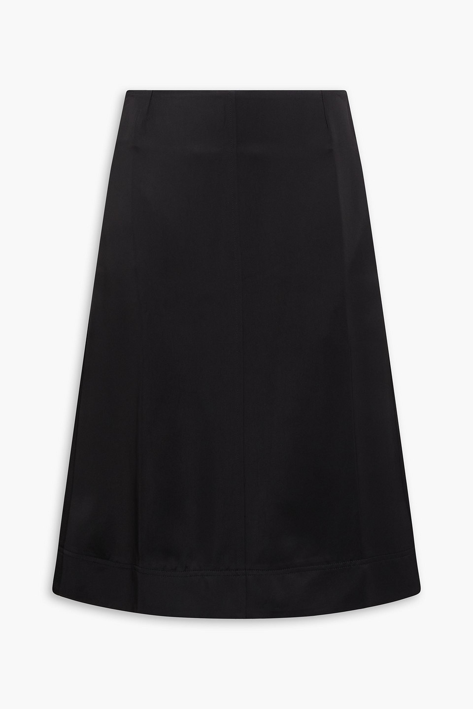 Satin-crepe skirt - Black - EU 30
