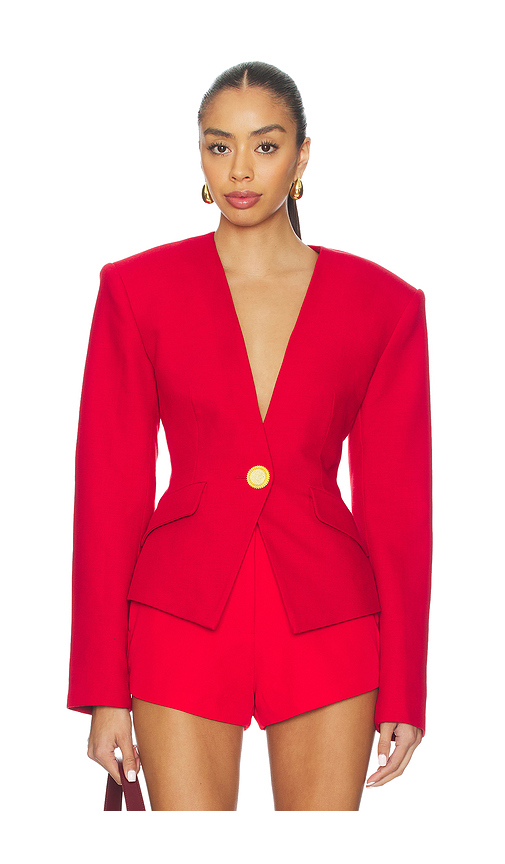 Ronny Kobo Carrie Blazer in Red. L. Also in