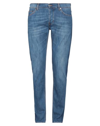 Man Jeans Blue Size 31 Cotton, Elastane