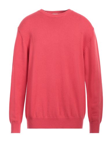 Cashmere Company Man Sweater Coral Size 42 Wool, Cashmere