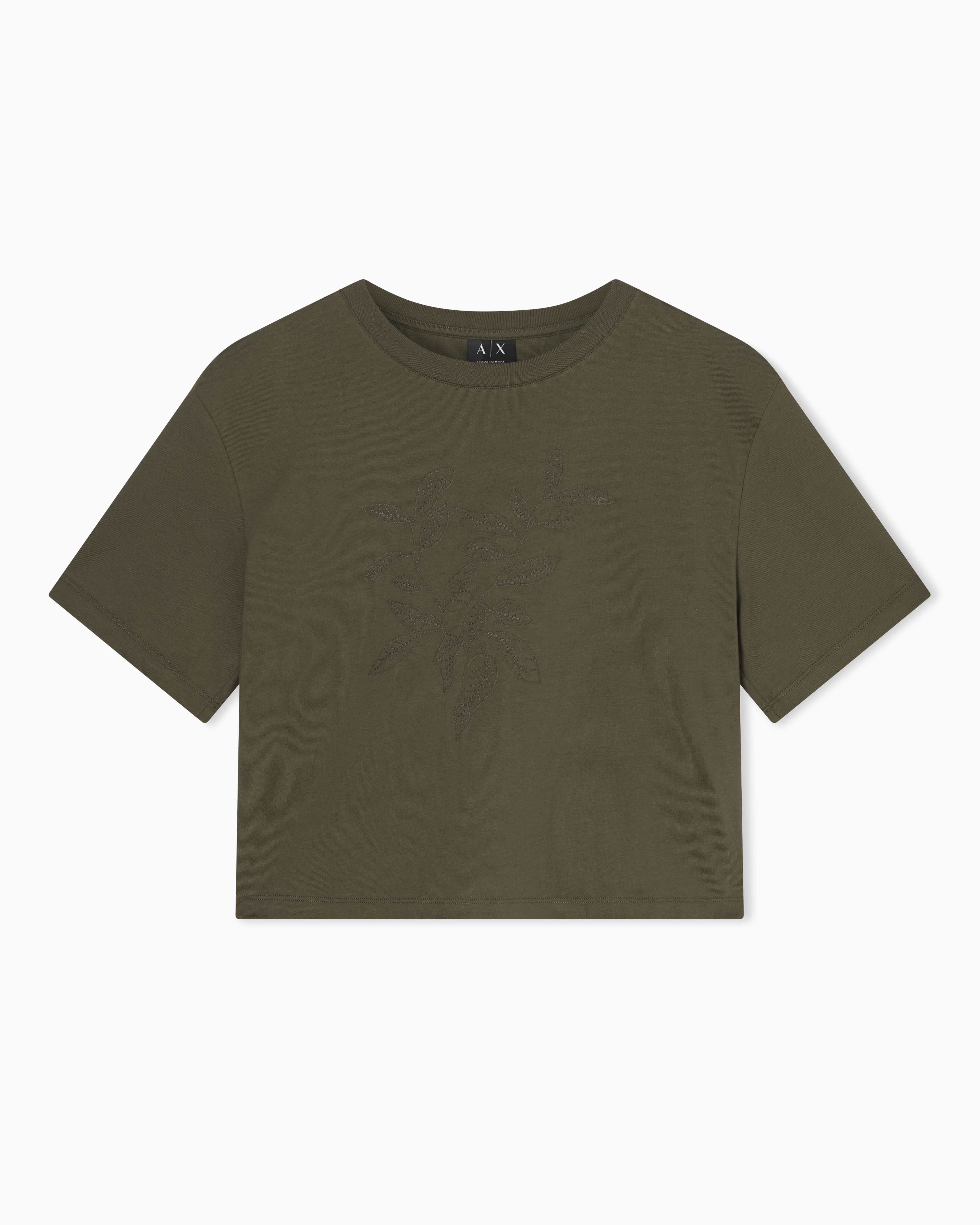 Cropped Heavy Jersey T-Shirt