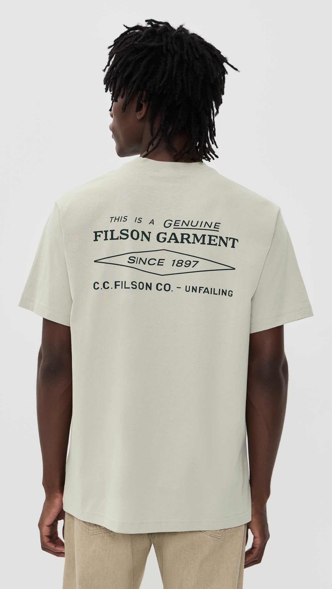 Short Sleeve Diamond Graphic T-Shirt Grey Sky