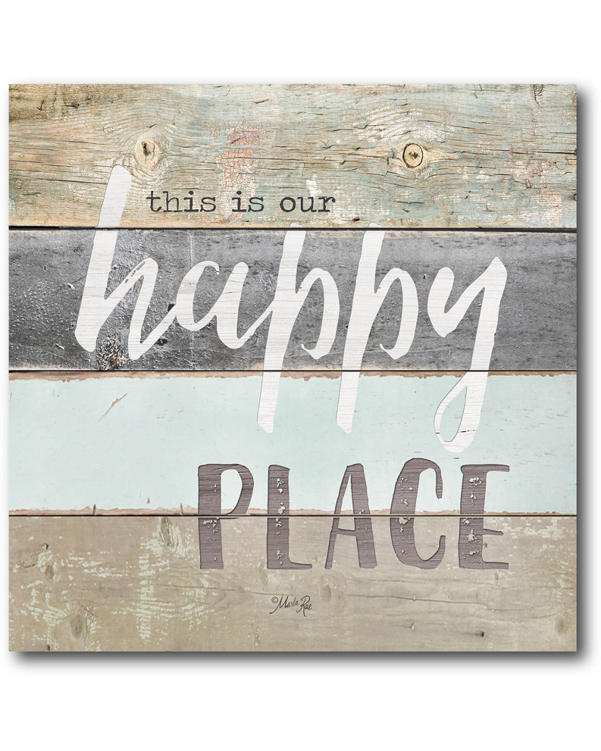 Wall Decor This Is My Happy Place Gallery-Wrapped Canvas Wall Art