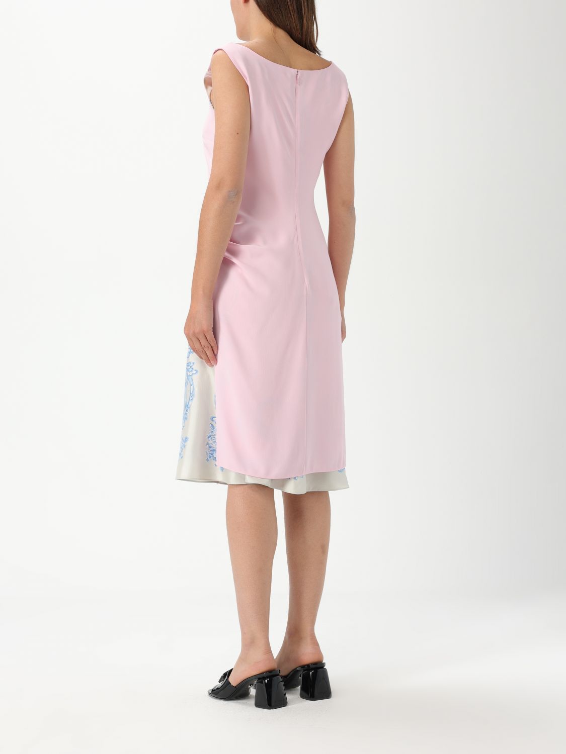 Versace draped mini dress - Pink