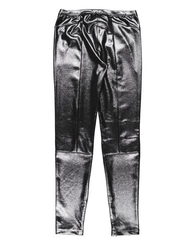 Kid Girl Pants Silver Size 11 Polyester, Elastane