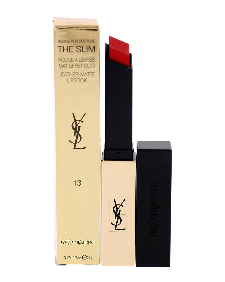 Ysl 0.08Oz Rouge Pur Couture The Slim Matte Lipstick #13 Original Coral
