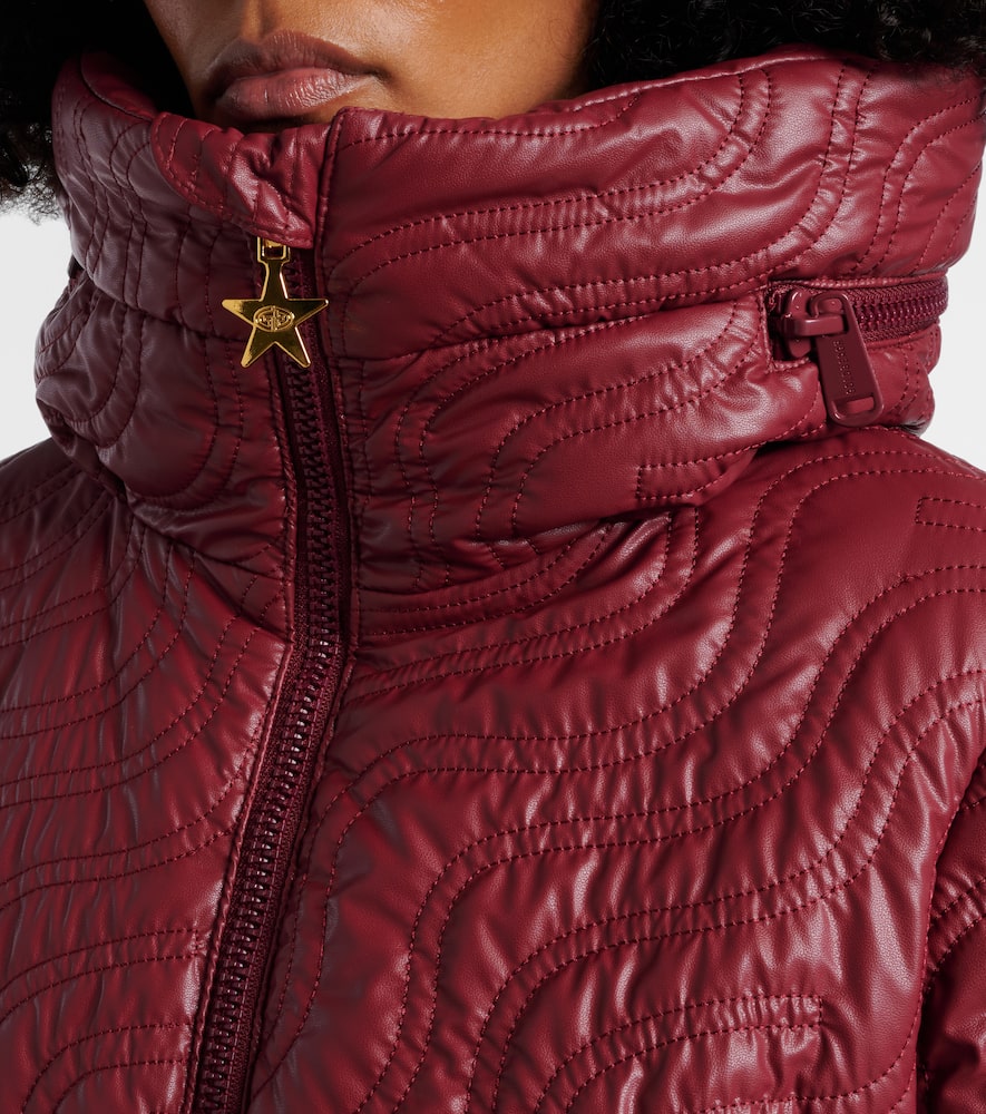 Solaria quilted down ski jacket