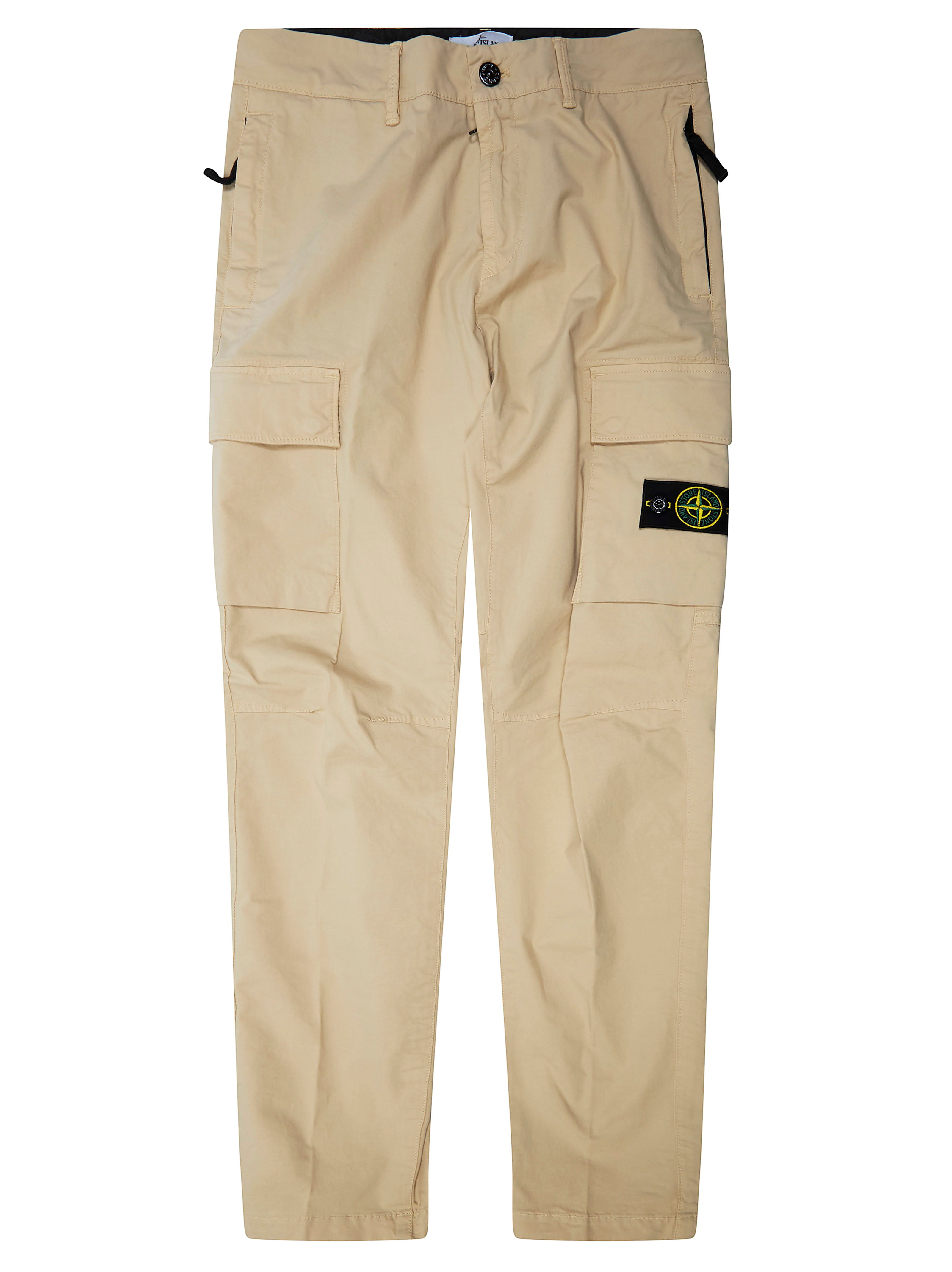 Mini Trousers with Logo Patch