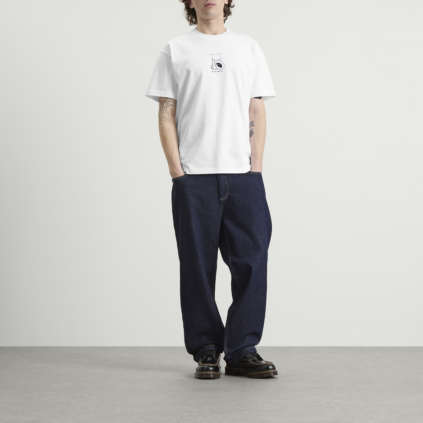 Men's Toilet T-Shirt in White