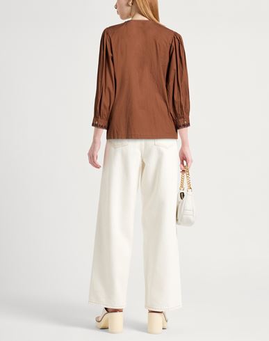 Woman Top Brown Size M Organic cotton