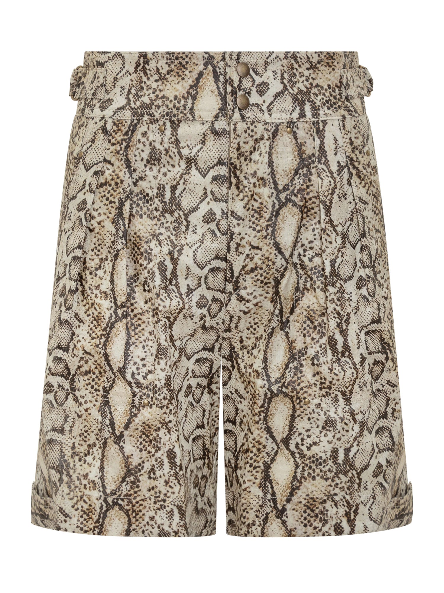 Mini Linen-Blend Shorts