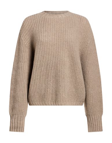 Woman Sweater Taupe Size 2 Cashmere