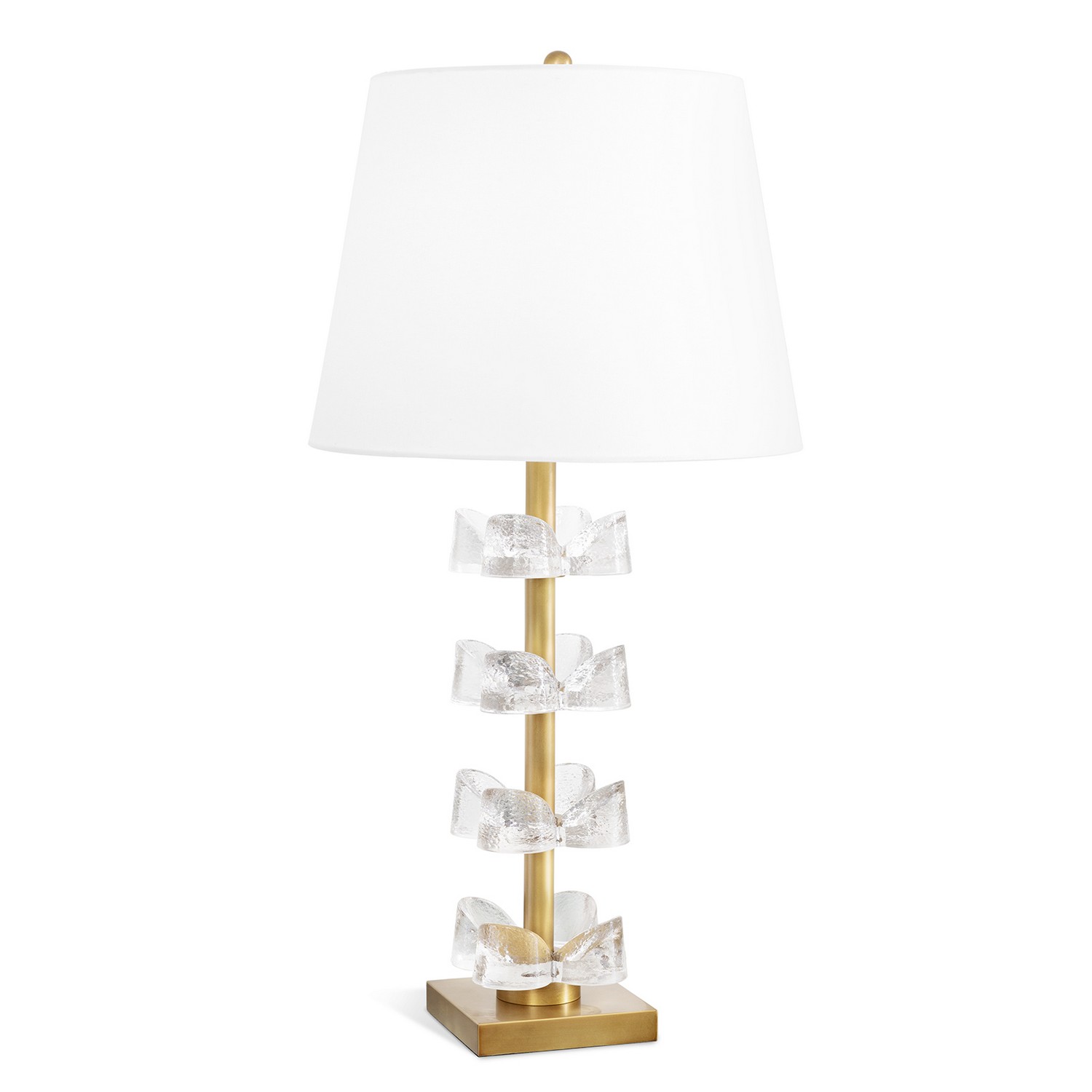 Natural Brass Table Lamp from the Bella Collection