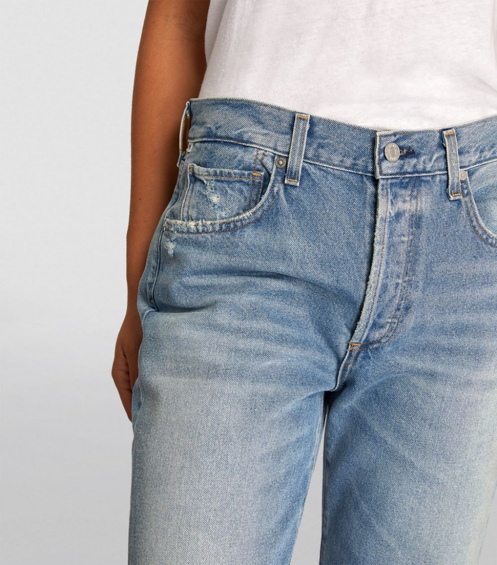 Cropped Emery High-Rise Straight Jeans