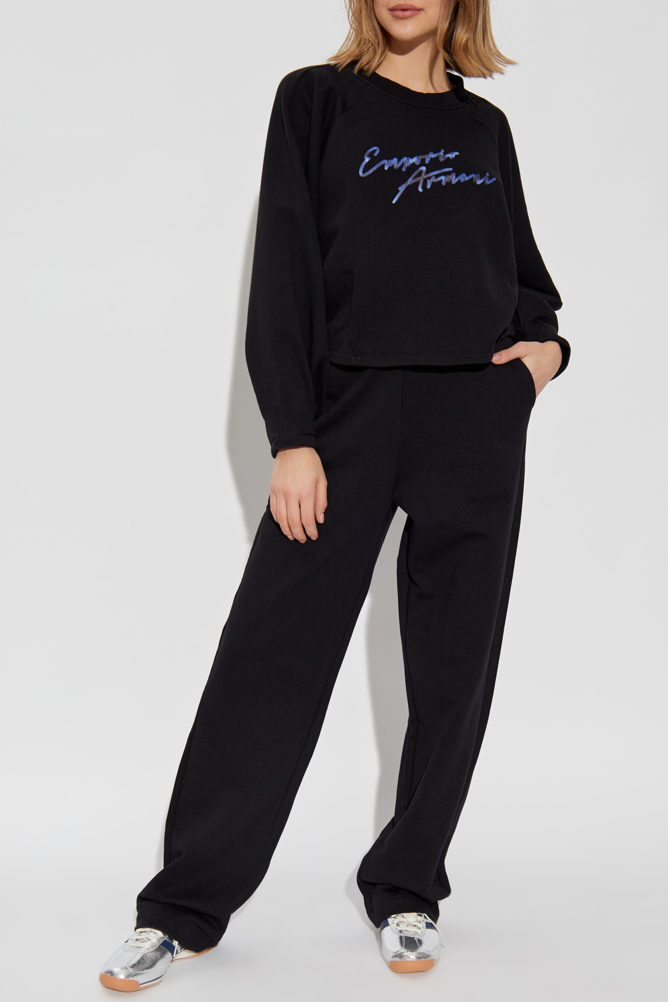Sweatpants With Logo, Women's, Black